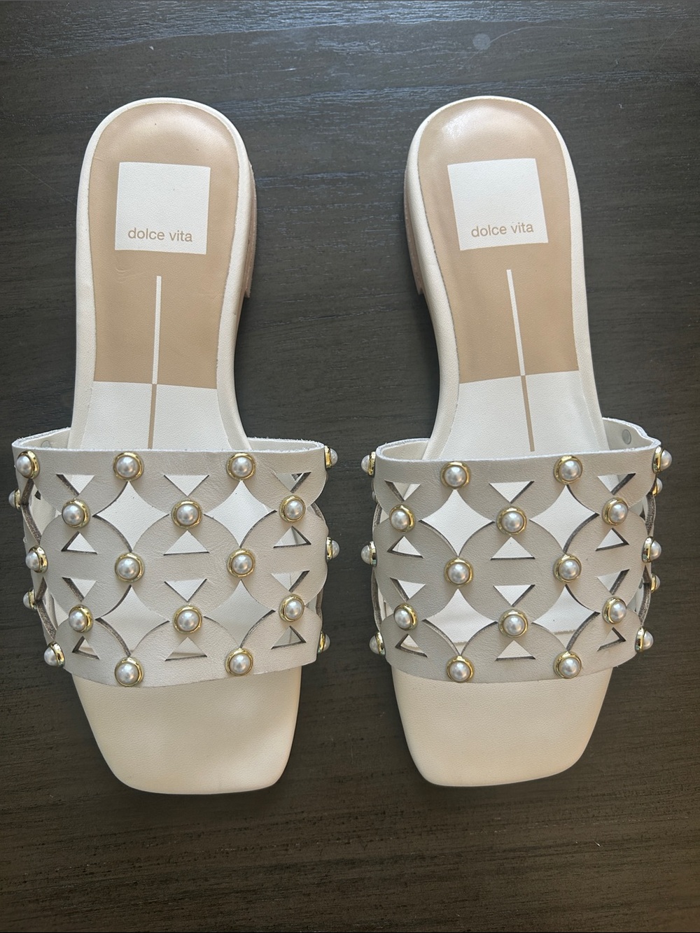 New Dolce Vita Berrit Studded Slide Sandal Sz 5